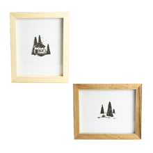 Carica l'immagine nel visualizzatore di Gallery, Cornici portafoto in legno orientabili
