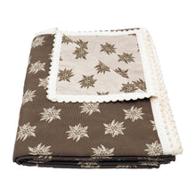 Carica l'immagine nel visualizzatore di Gallery, Tovaglia double face stelle alpine con PASSAMANERIA