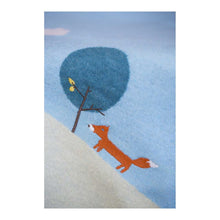 Carica l&#39;immagine nel visualizzatore di Gallery, Coperta per bambini in cotone con volpe ricamata
