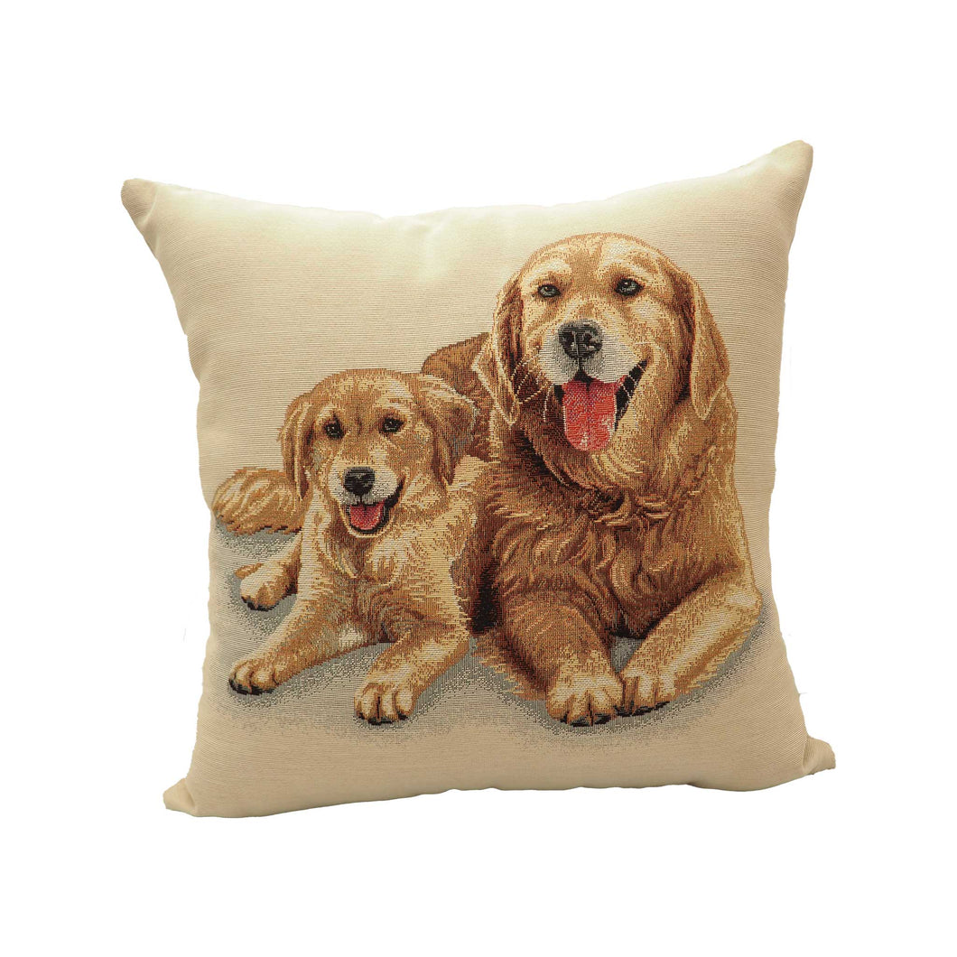 Cuscino con cani golden redriever